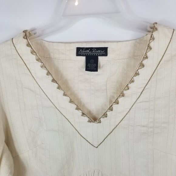 NORTH RIVER OUTFITTERS 100% COTTON BOHO TOP. SZ S. - Picture 4 of 16